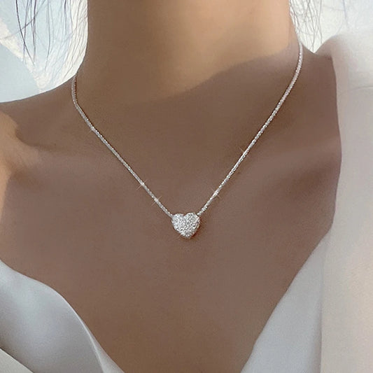 Love Necklace Simple Hear