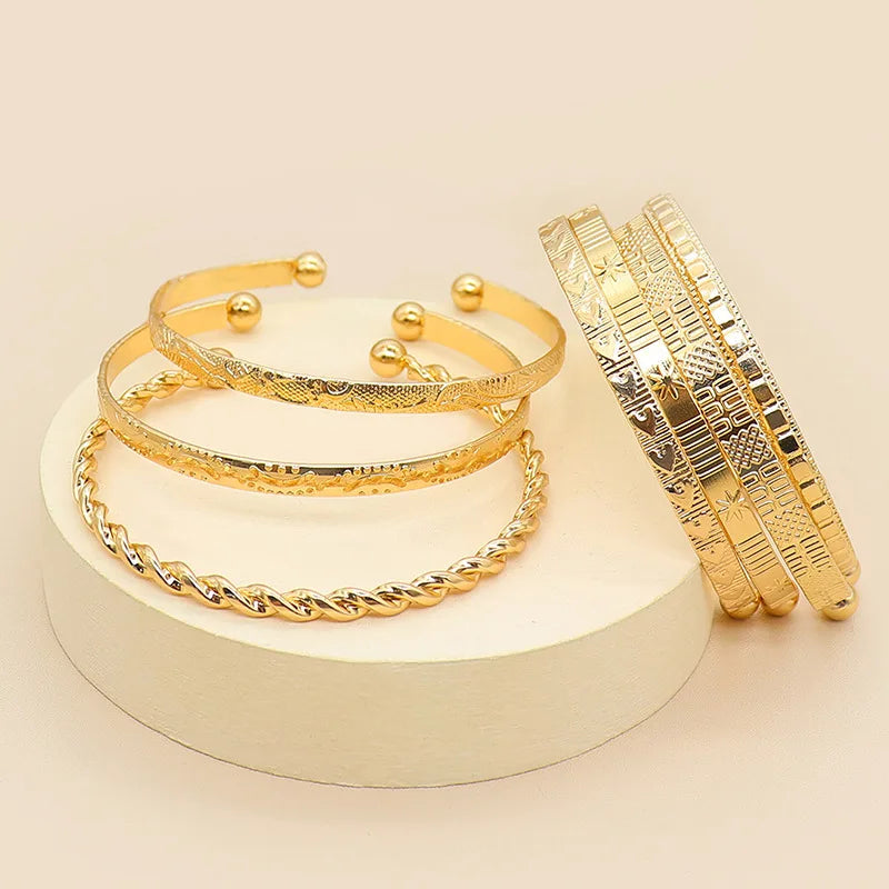 Metal Gold  Bracelets S Women Jewelry