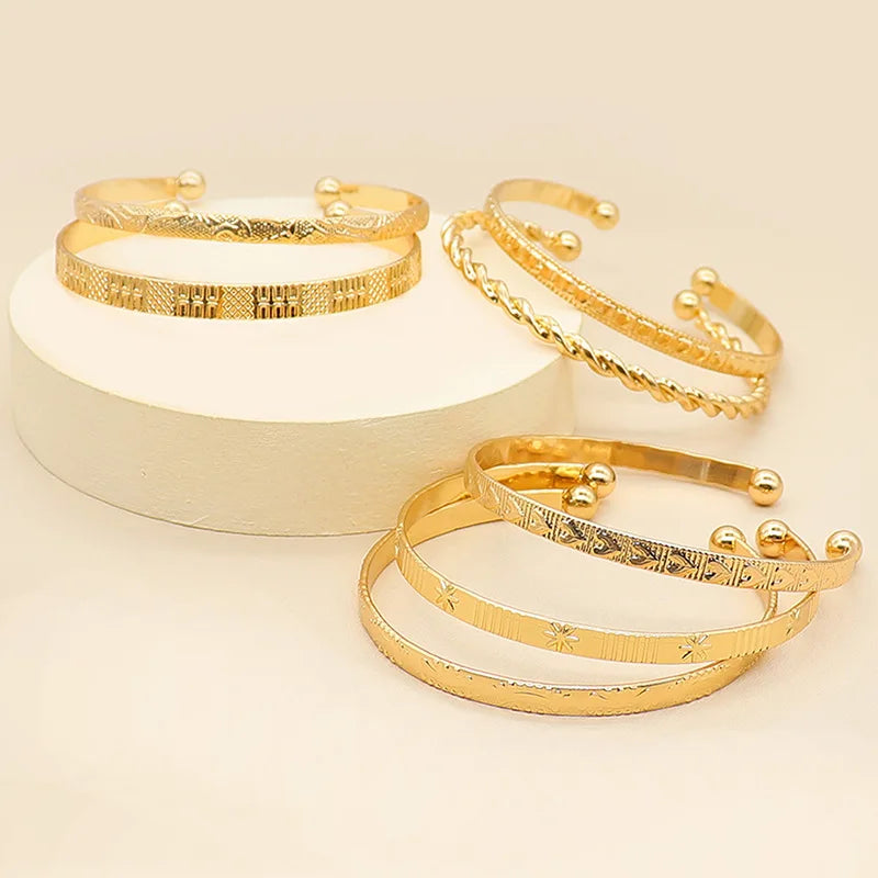 Metal Gold  Bracelets S Women Jewelry