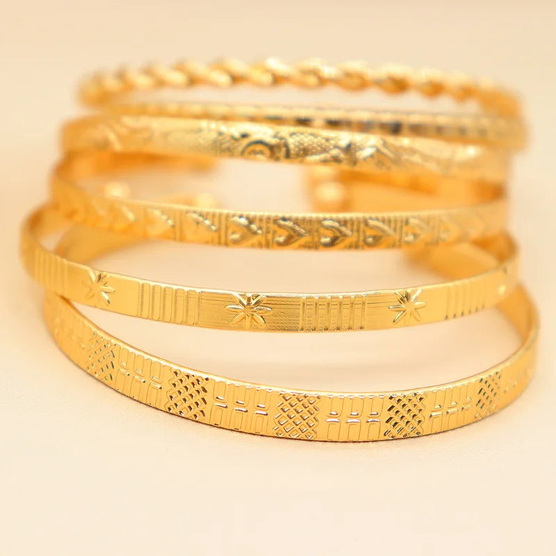 Metal Gold  Bracelets S Women Jewelry