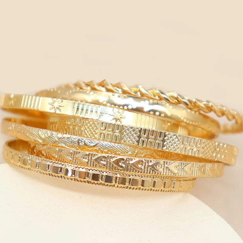 Metal Gold  Bracelets S Women Jewelry